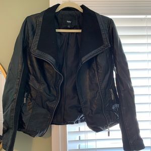 Black Faux Leather Jacket